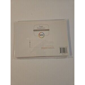 Becky Higgins Horizontal 5x7 page protectors 12 Pages Fits Most 3 Ring Binders